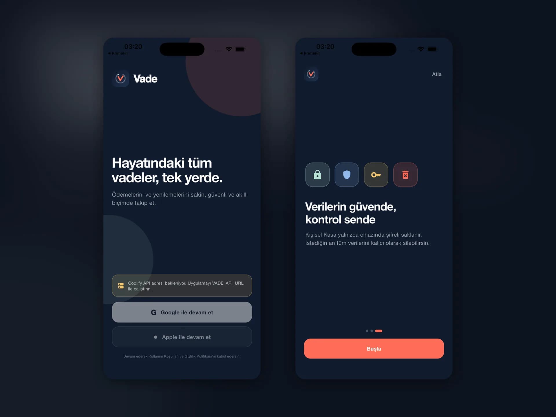 Belgeden okuyup doldurma - Vade